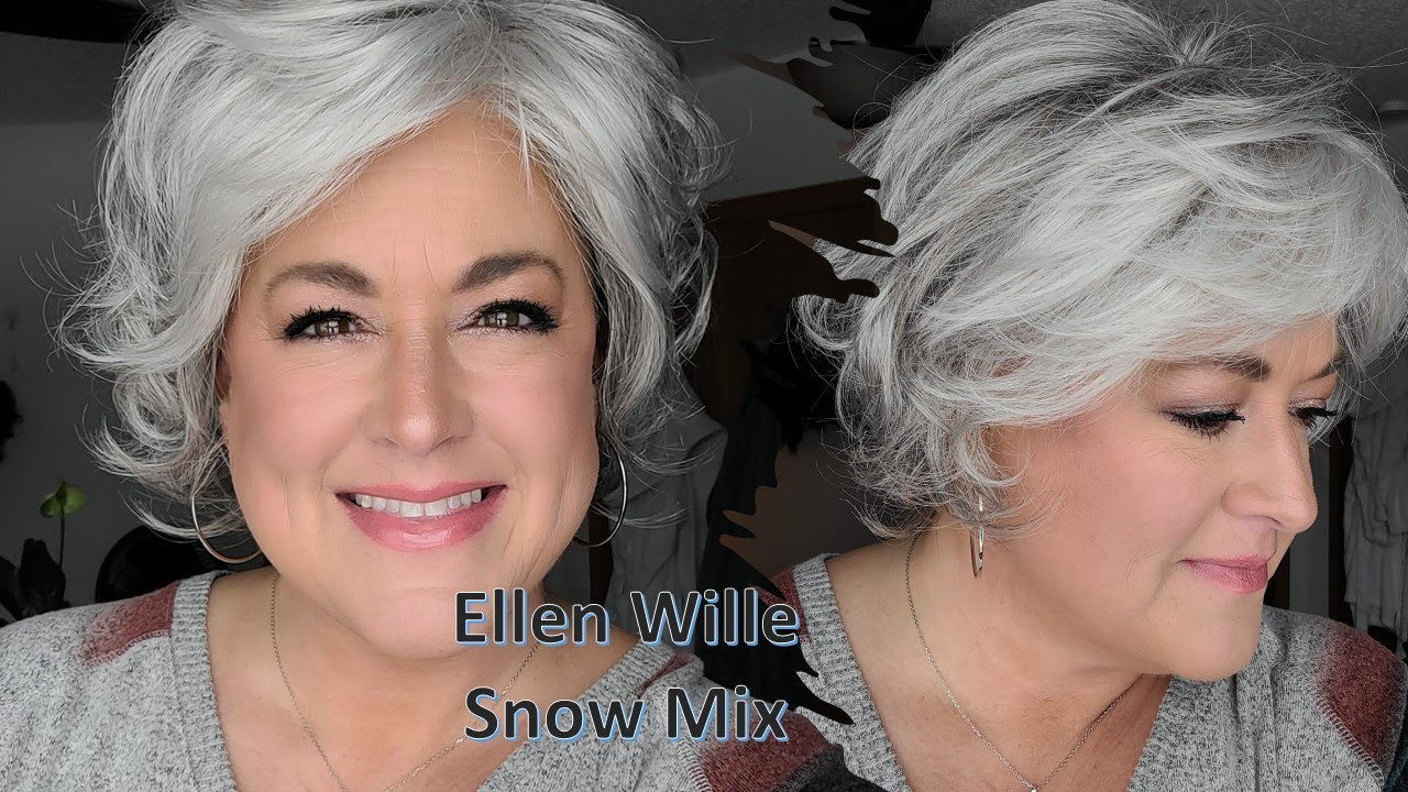Ellen Wille SNOW MIX on Flair Mono | Wig COLOR SPOTLIGHT | Beautiful White Gray color!