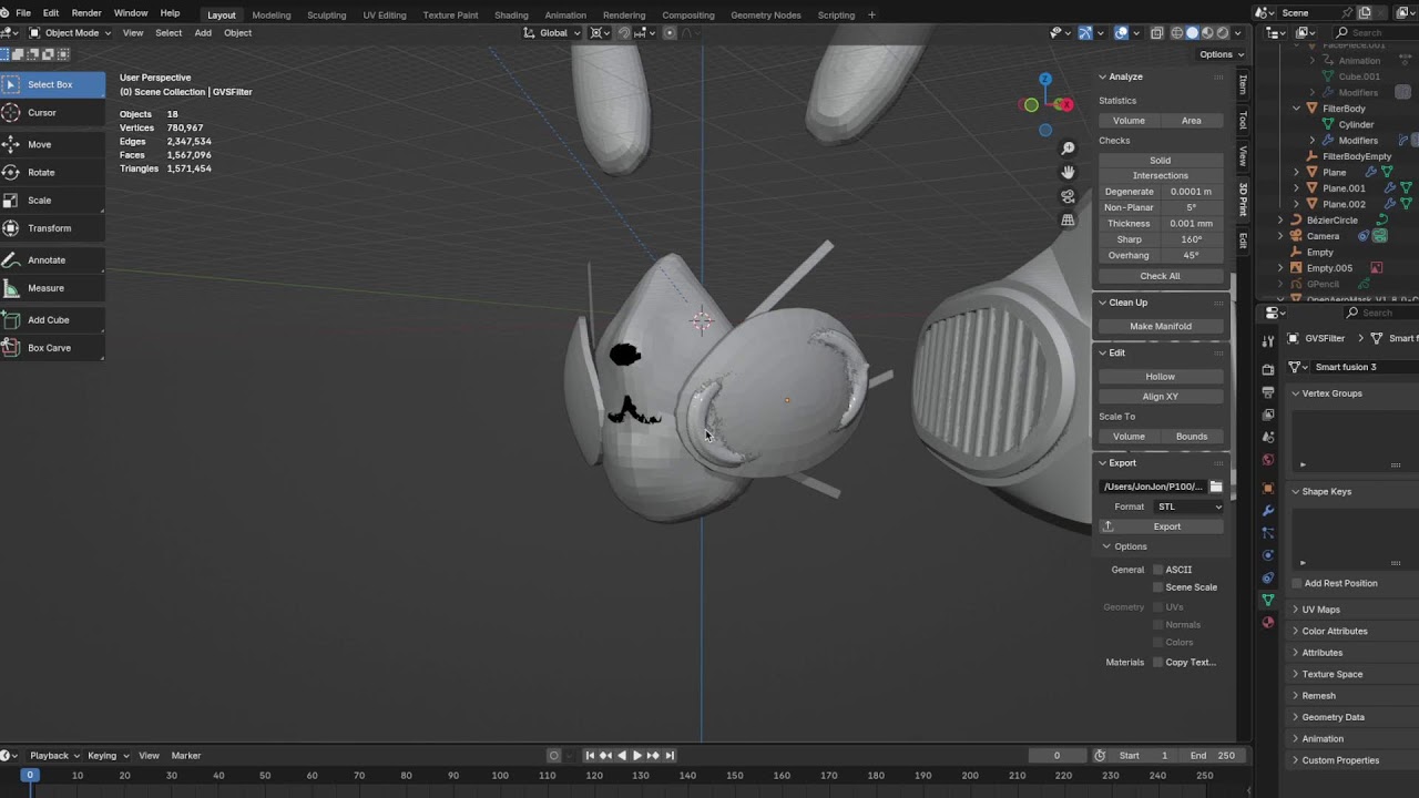 Respirator Modeling