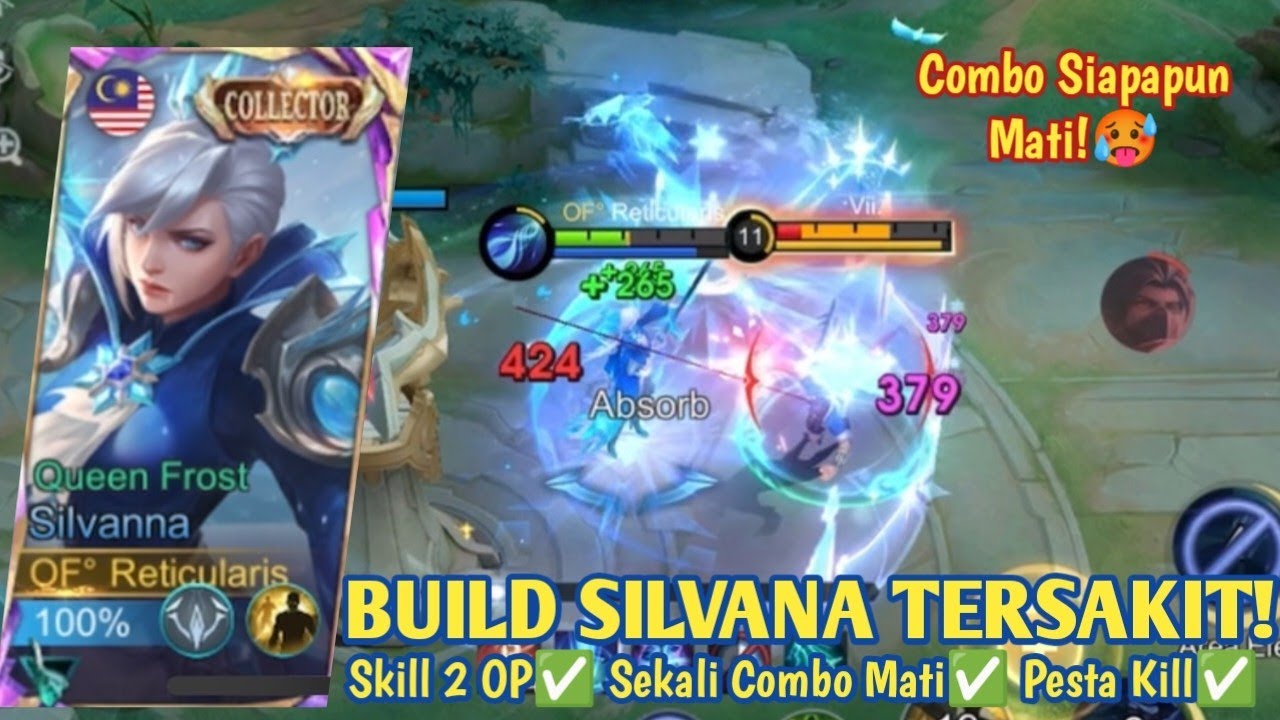 SILVANA SEKARANG ENAK BANGET WOI! SKILL 2 BUFF JADI KEBAL STUN! BUILD SILVANA TERSAKIT 2025 - MLBB