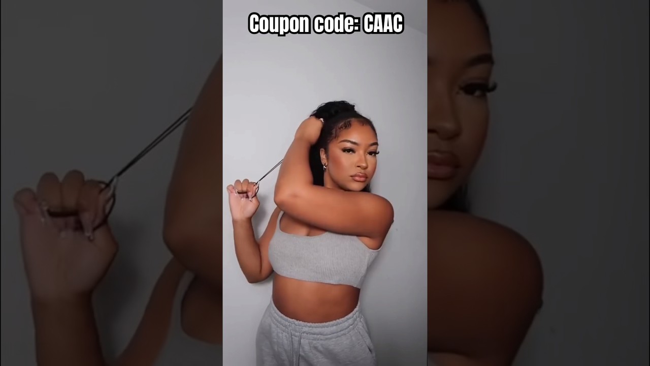 One Ponytail Get Two Looks🤩Quick & Easy Drawstring Ponytails Wrapped On Natural Hair Tutorial