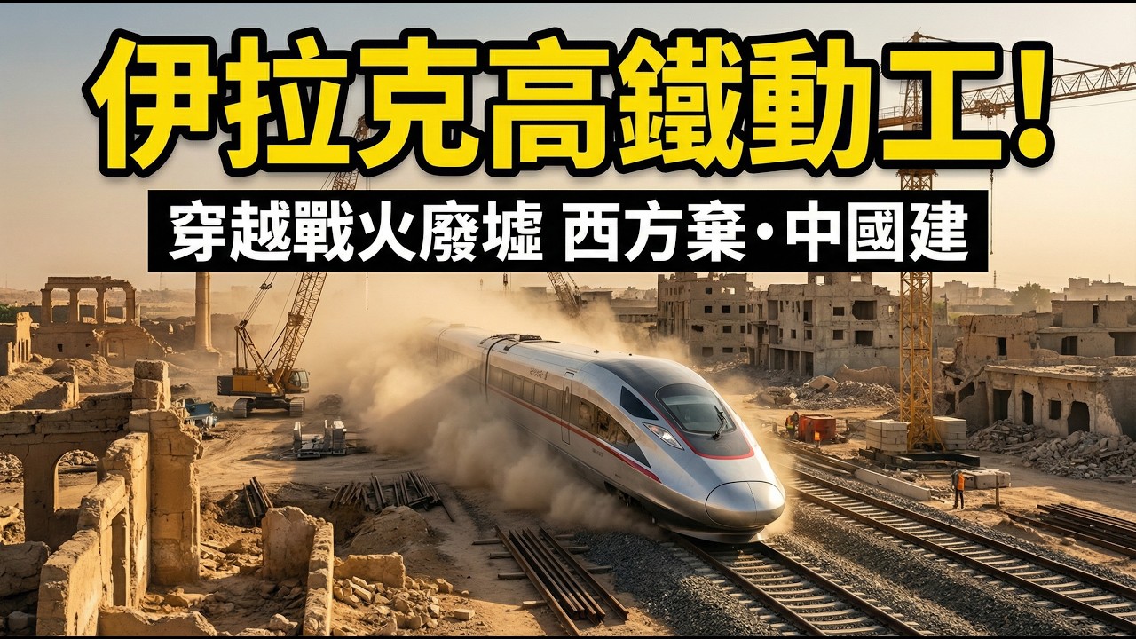 戰後伊拉克首條高鐵開建！西方棄之不顧，中國為何傾力相助？從戰火廢墟到高鐵時代，這條鐵路竟能