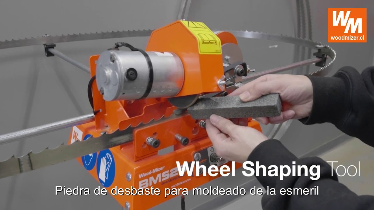 Afilador Wood-Mizer BMS25 En Acción