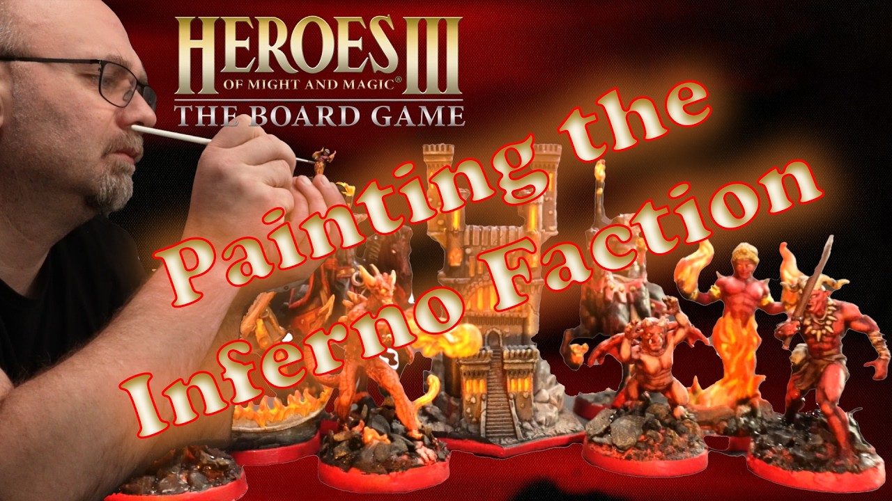 Painting the Inferno Army – Heroes of Might & Magic 3 The Board Game
