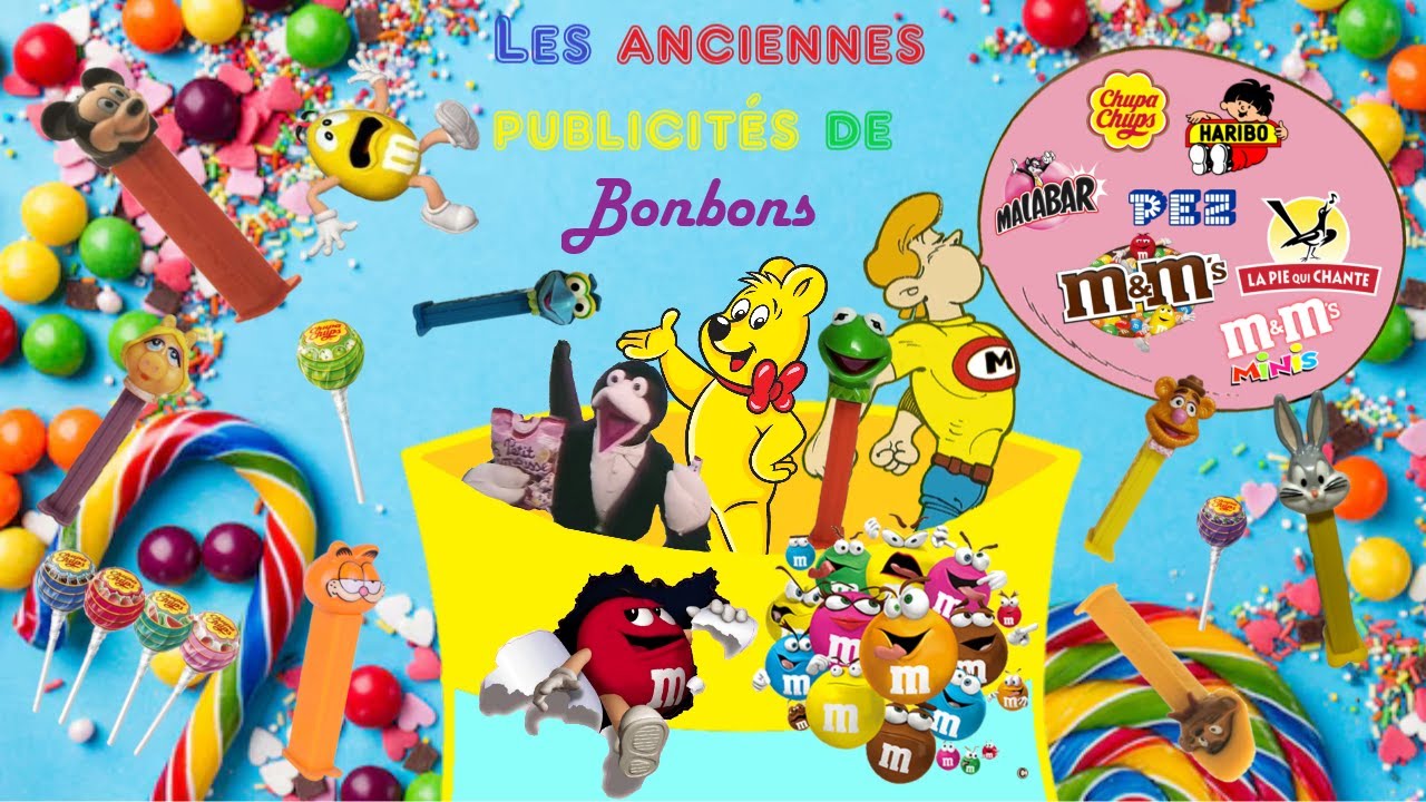 Les anciennes publicités de bonbons