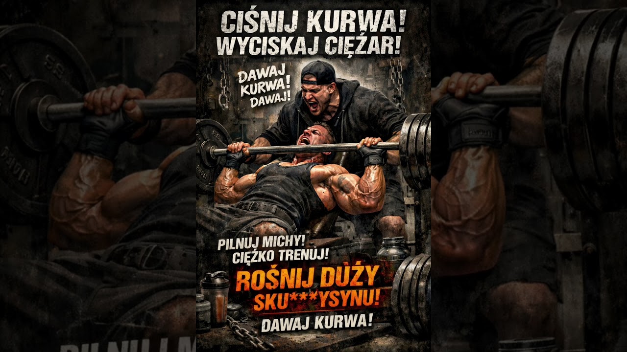 motywujący rap na siłownię.Mocny, brudny