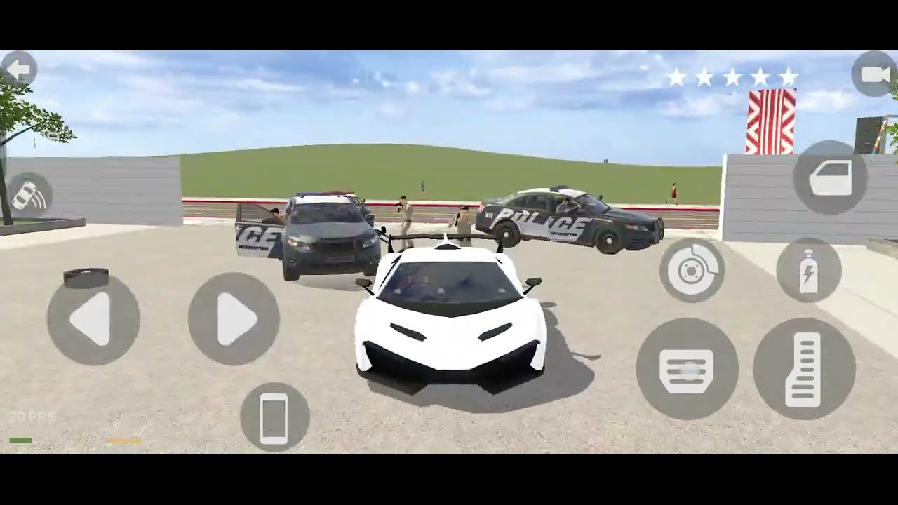 “GTA Mobile ACTION 🔥 | Franklin Escapes Police in Lamborghini!”