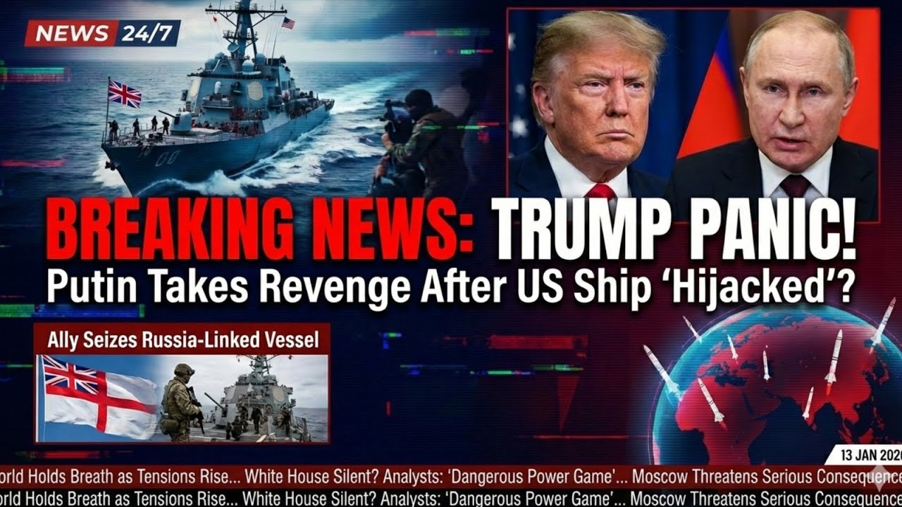 Trump Panics After Putin’s Revenge for US Ship Hijack? Ally Seizes Russia-Linked Vessel — Then Sudde
