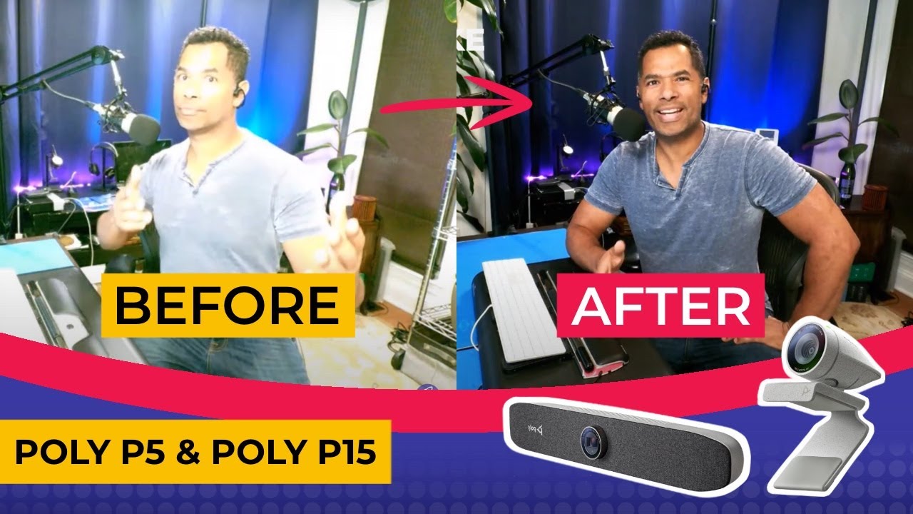 Poly Studio P5, P15 Webcams, How To Get Better Video Quality With, Optimize settings; Ring Lighting