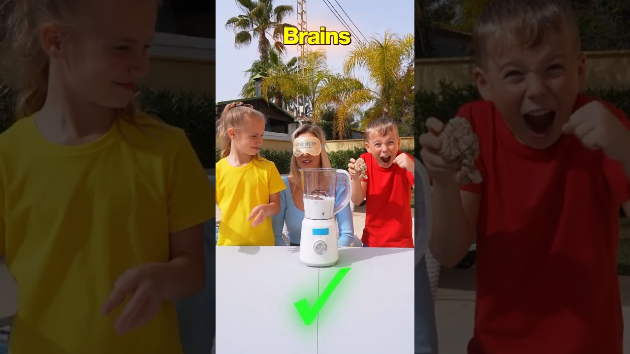 YES OR NO (Create Smoothie Challenge) #shorts Gaby's Family