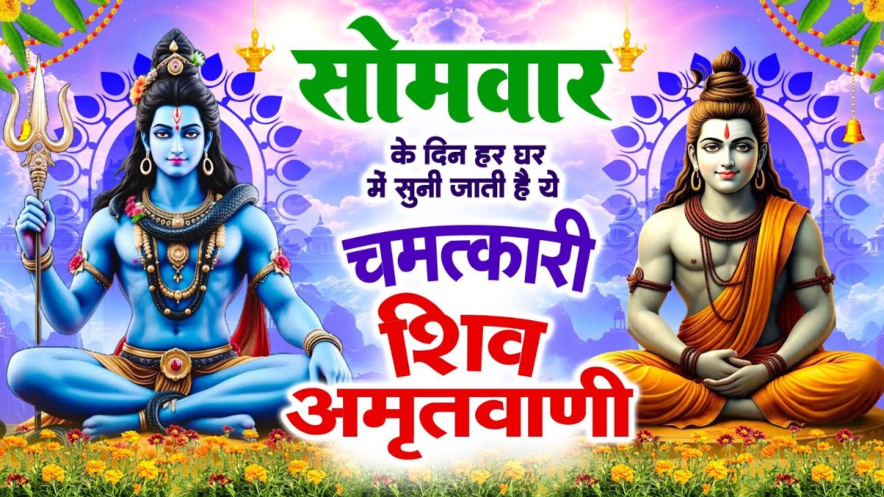 सोमवार के दिन हर घर में सुनी जाती हैं यह चमत्कारी शिव अमृतवाणी | Shiv Amritwani #shivbhajan