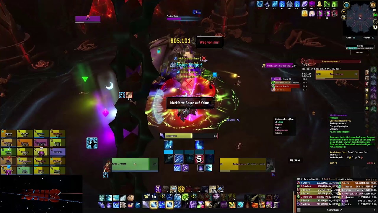 Immota Fides vs Varimathras Mythic - Frost Mage PoV