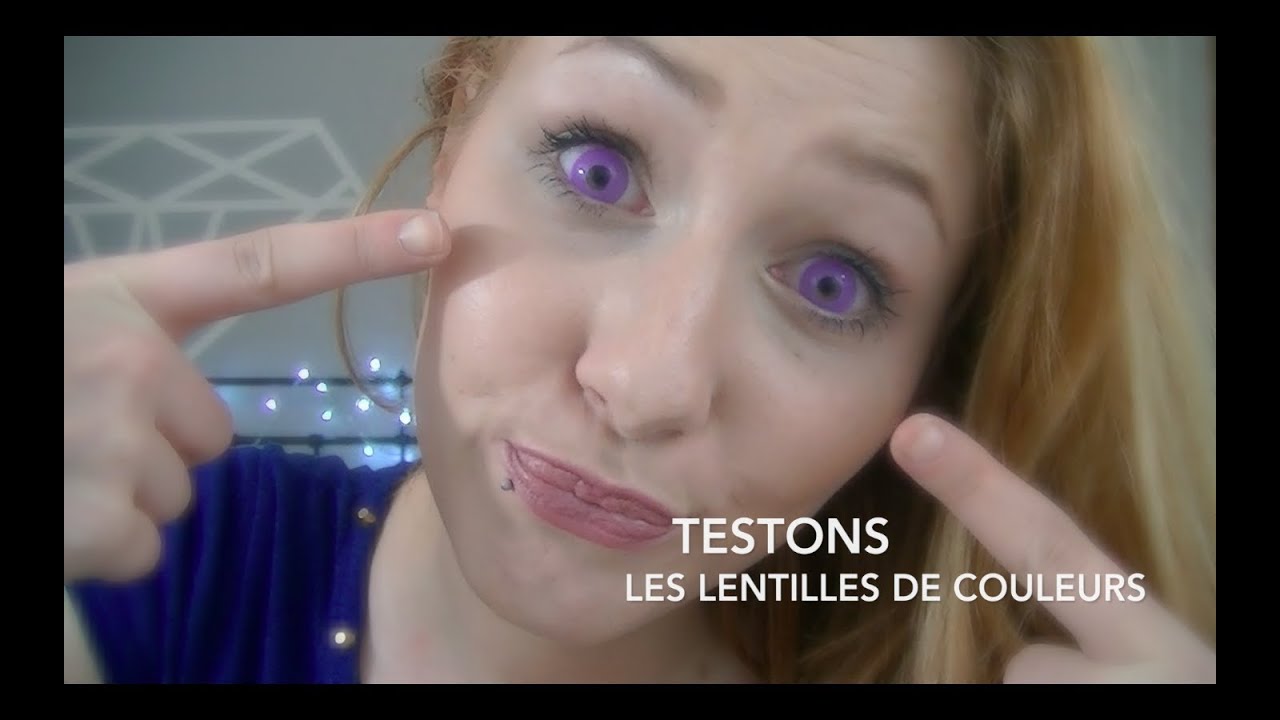 TESTONS - Les lentilles couleurs de Vos-Lentilles.com