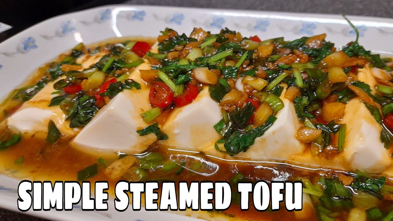 RESEP DAN CARA STIM TAHU SUPER LEMBUT || STEAMED TOFU RECIPE|| CHINESE FOOD