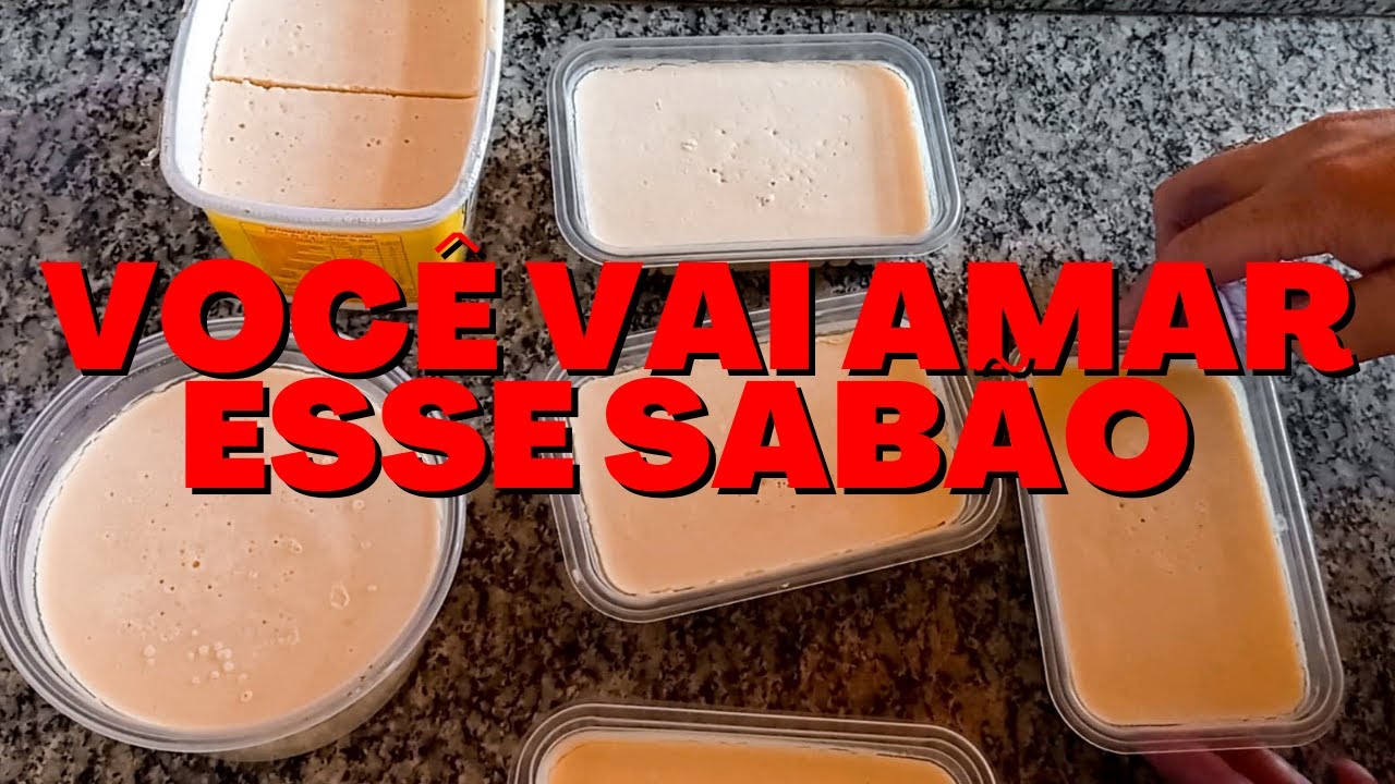 SABÃO DE LIQUIDIFICADOR DE VINAGRE E ÓLEO