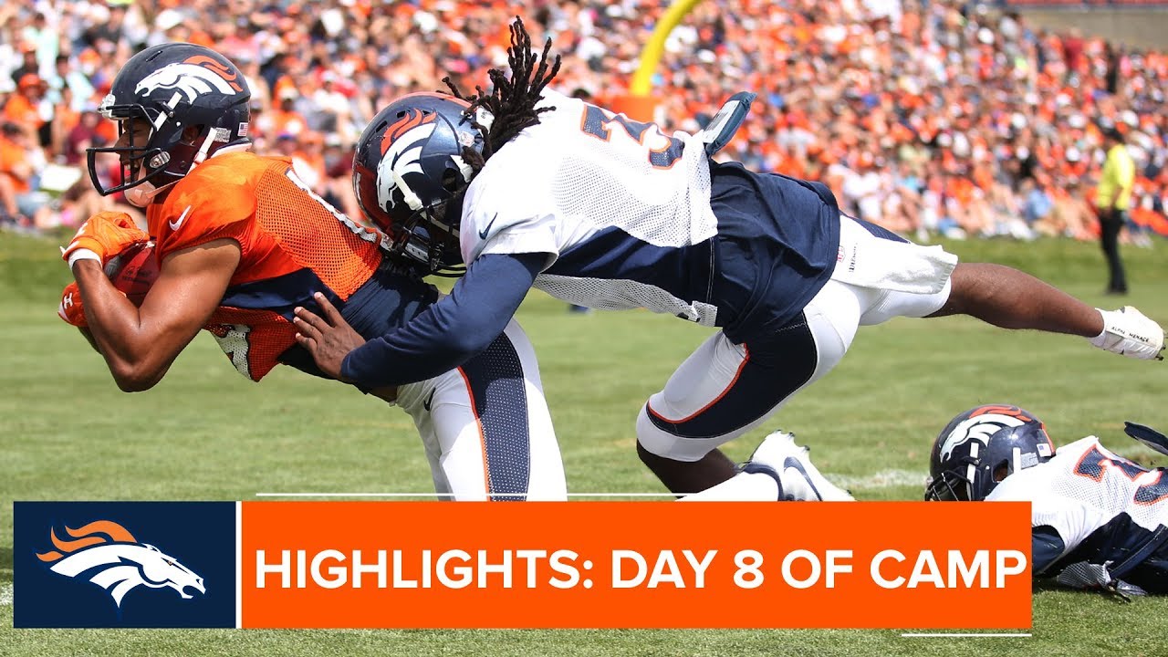 Highlights: Day 8 of Broncos Camp