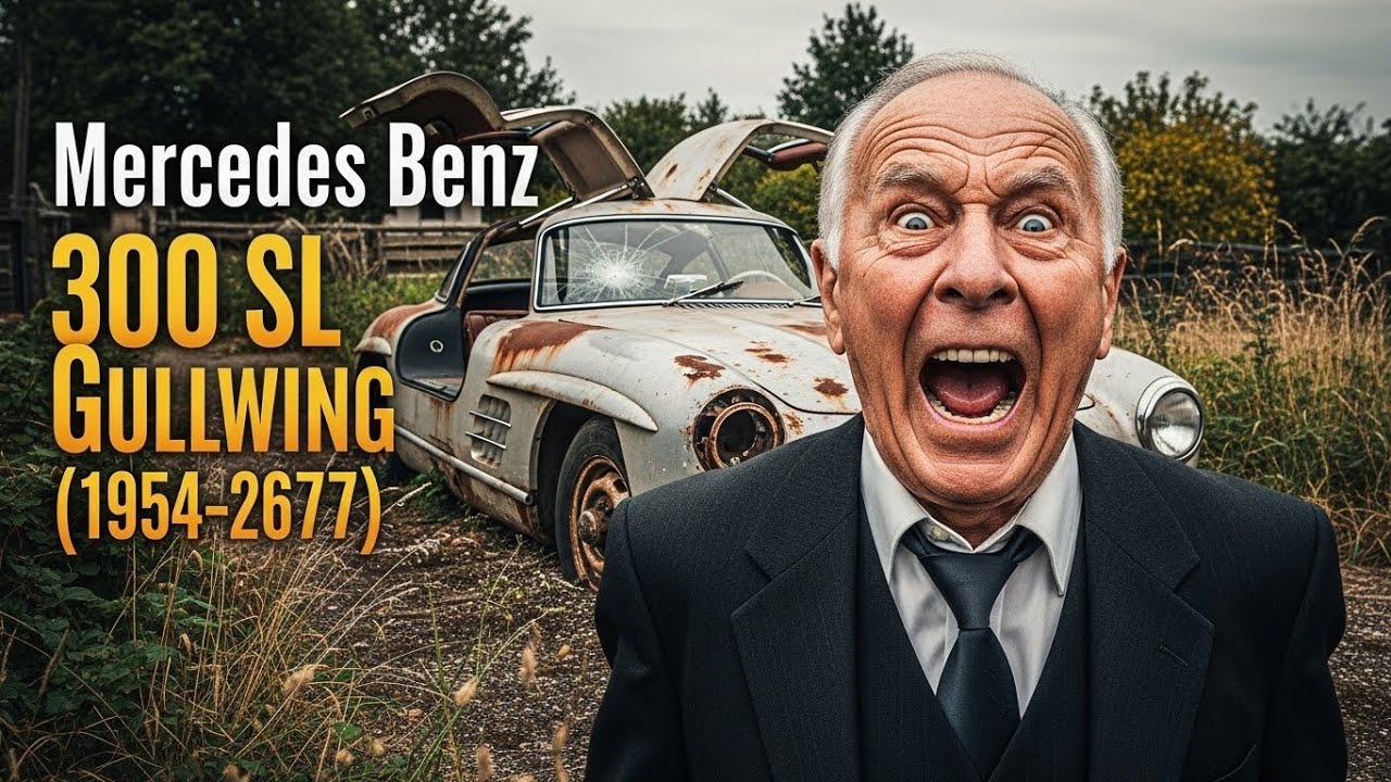 We Found an Abandoned Mercedes 300 SL Gullwing… Then Restored It || ASMR Car Restoration