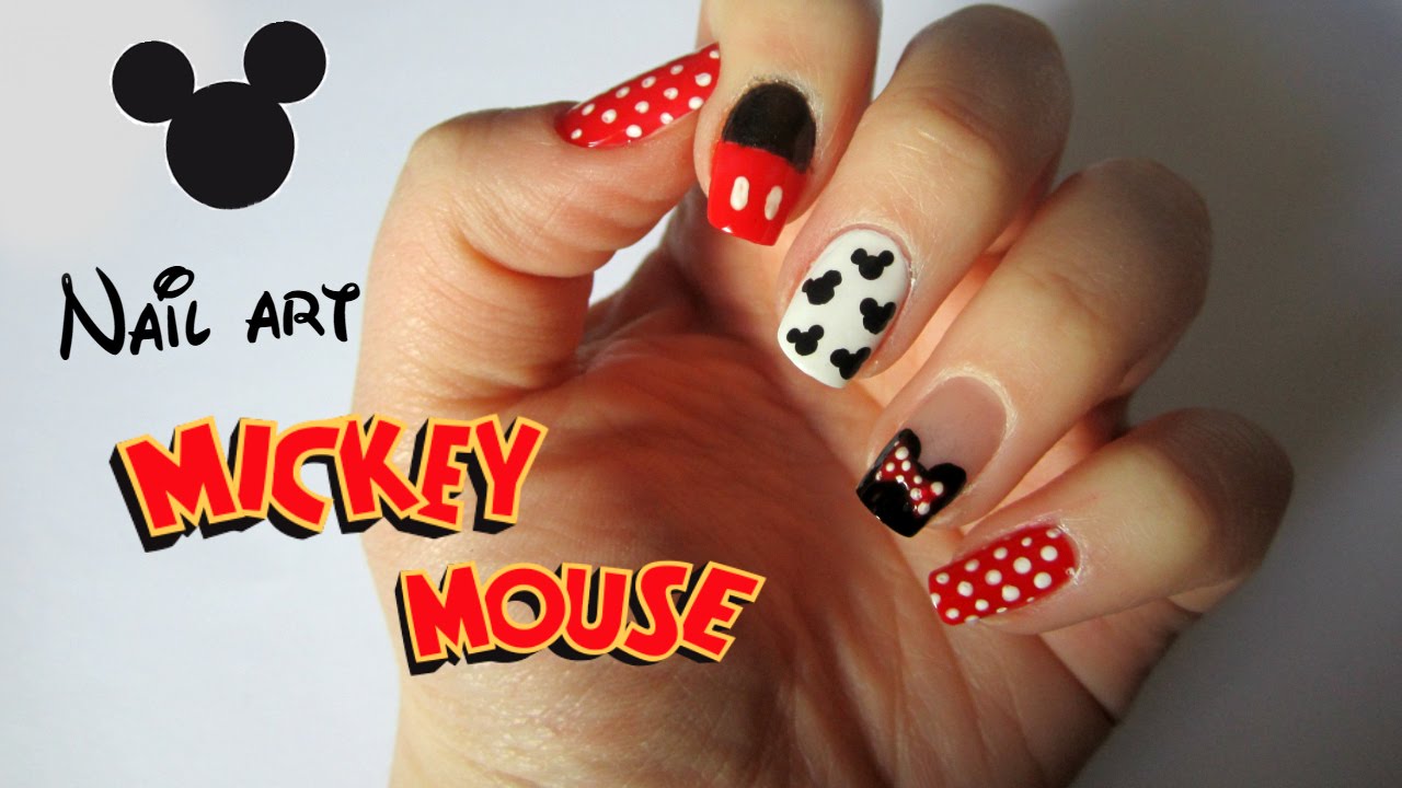 [ Nail art Disney n°2 ]  Mickey Mouse