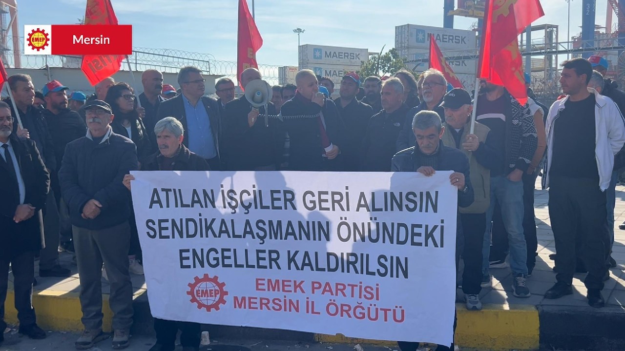 Mersin Limanı İşçilerinin Direnişi | 35. Gün | Emek Partisi Ziyareti