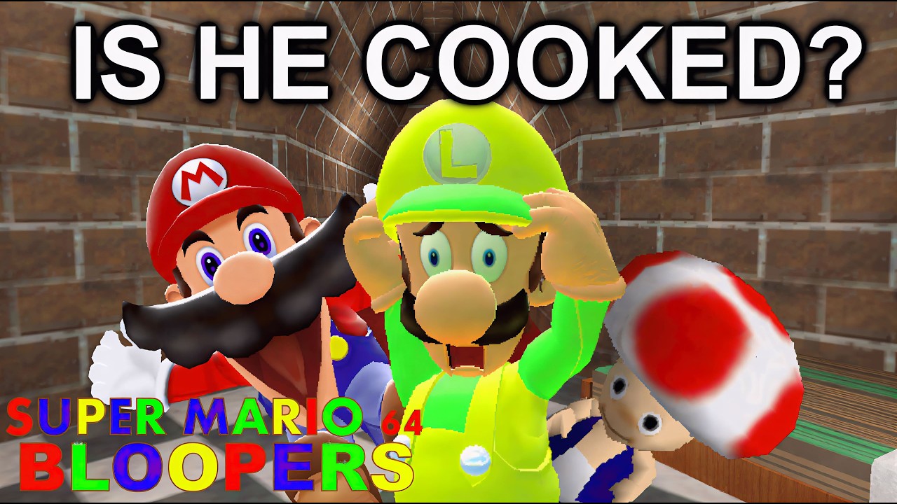 Sm64 Bloopers: What if Luigi2025 Ran out of idea's!!!! #sm64machinima #sm64bloopers #mario64bloopers