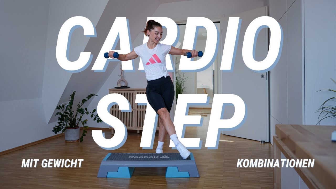 Step Cardio mit Kurzhantel | sry für den Ton✌️Cardio/Workout | Step Strong |125 bpm| 20 min #novafon