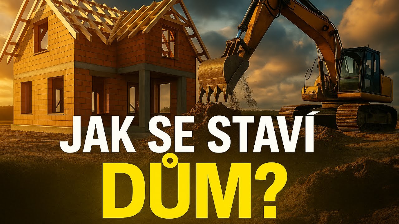 Jak se Stav&iacute; Dům? Kompletn&iacute; Proces Stavby Krok za Krokem, Z&aacute;klady, Hrub&aacute; Stavba, Instalace, Bydlen&iacute;!