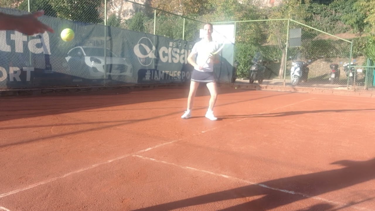 Videoteca scuola tennis Agonistica femminile allieva Melissa 