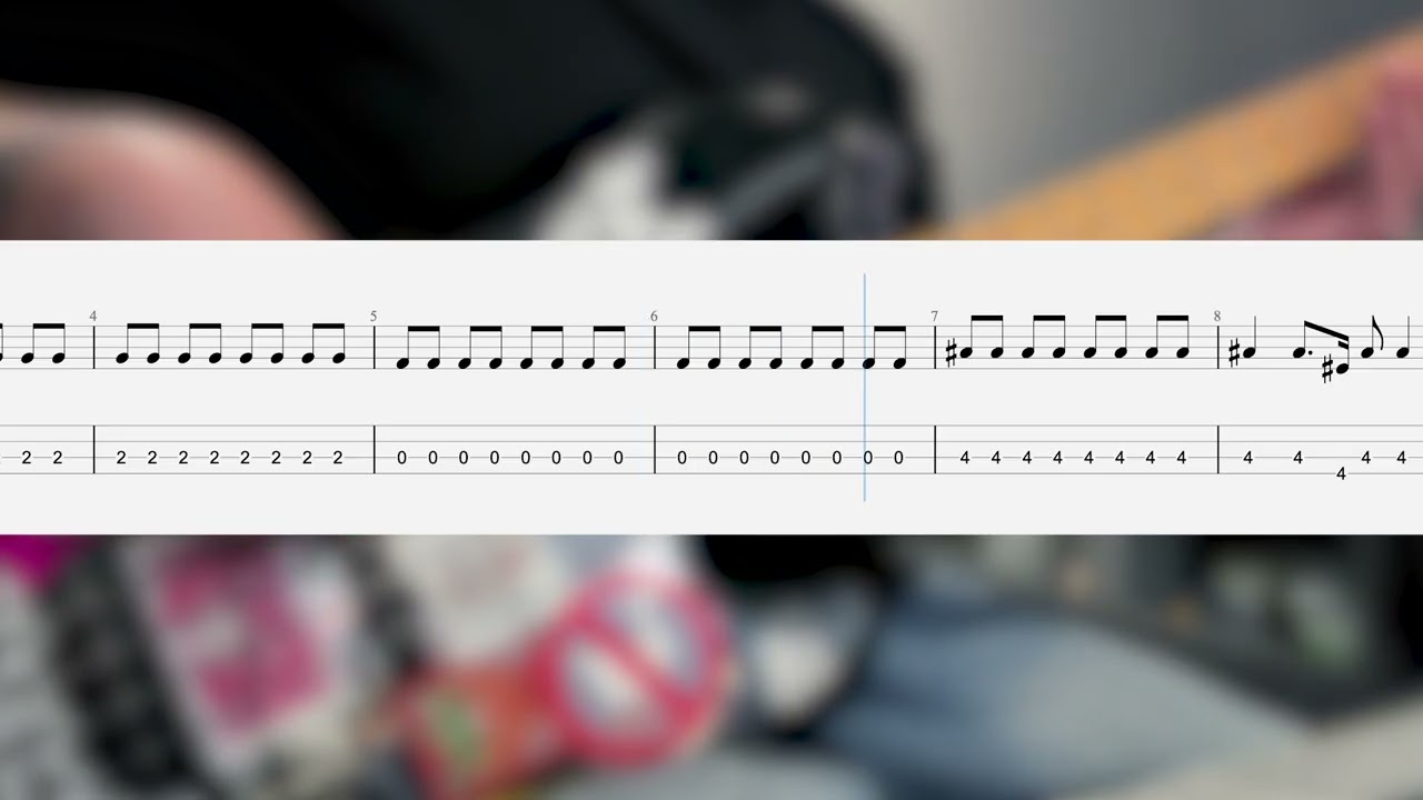 YUNGBLUD - Zombie (Bass Backing Track With Tab)