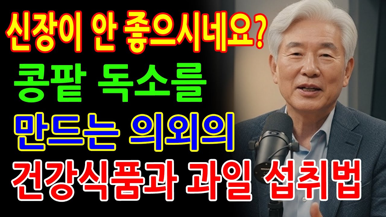 60세 넘었다면 '이 과일' 절대 먹지 마세요! 콩팥 망가지는 뜻밖의 이유