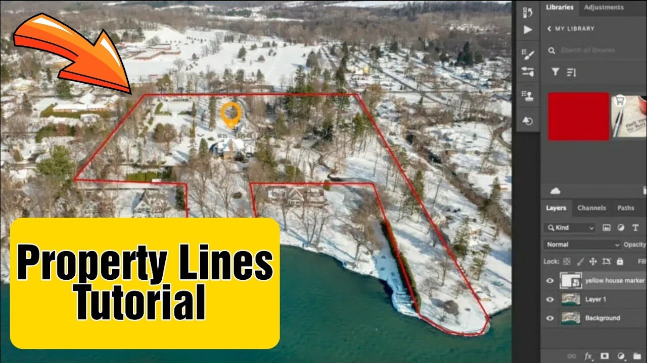 Adding Property Lines to Drone Photos: Step-by-Step Tutorial