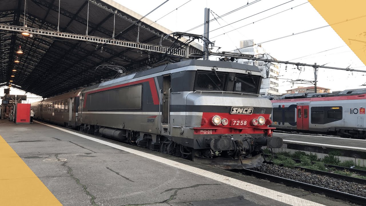 [Toulouse-Matabiau] D&eacute;part BB 7258 livr&eacute;e 