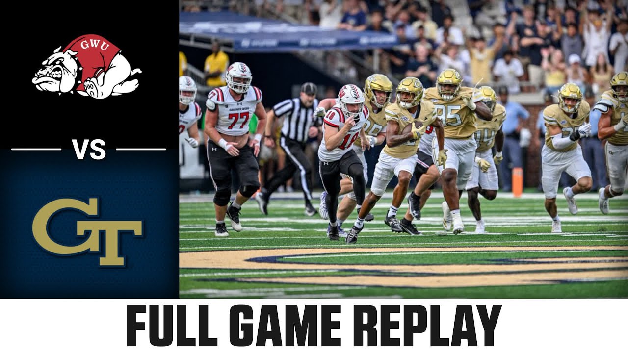 Gardner-Webb vs Georgia Tech Full Game Replay | 2025 ACC Football