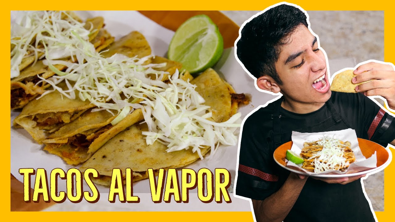 TACOS al vapor en VAPORERA receta COMPLETA