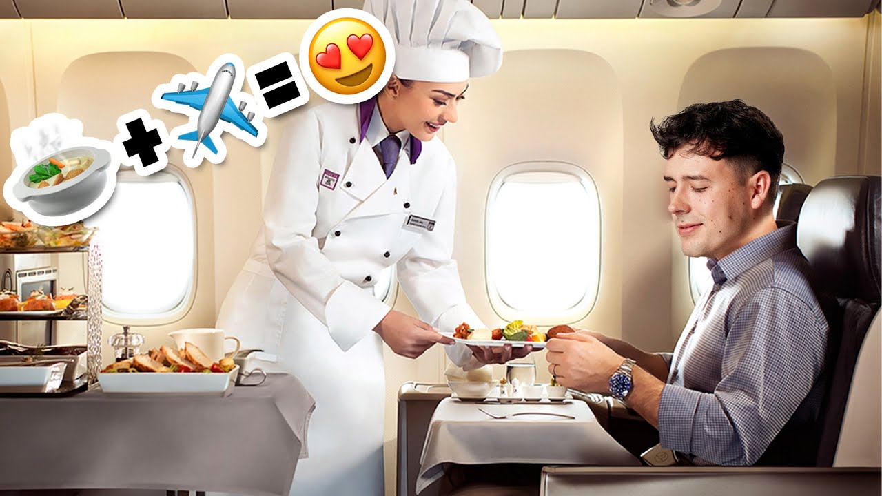 Der LECKERSTE Flug meines Lebens! (Business Class Essens-Test)