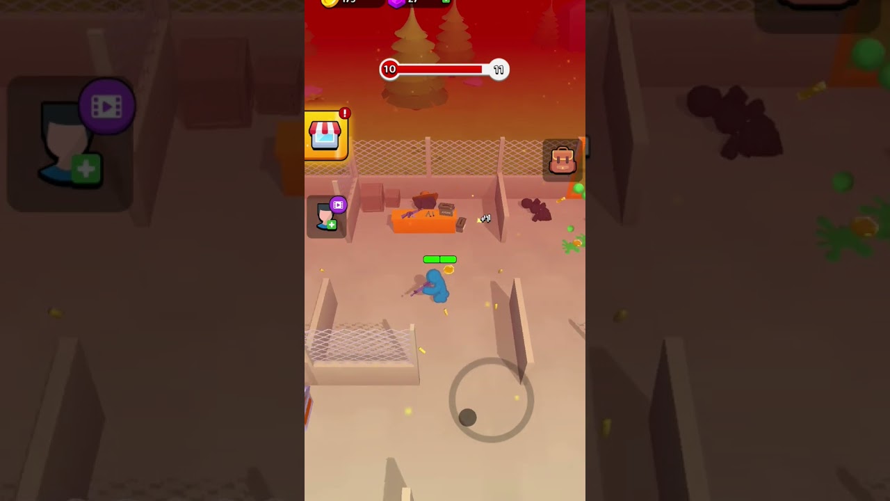 Zombie default game play