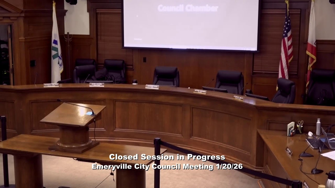 City Council Meeting - Emeryville, CA - January 20th, 2026