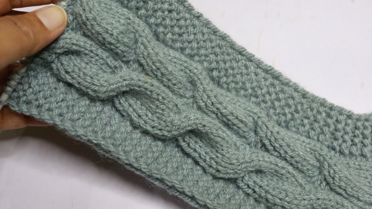 Beautiful Cable Knitting Pattern/Gents Sweater/Ladies Sweater/Jacket
