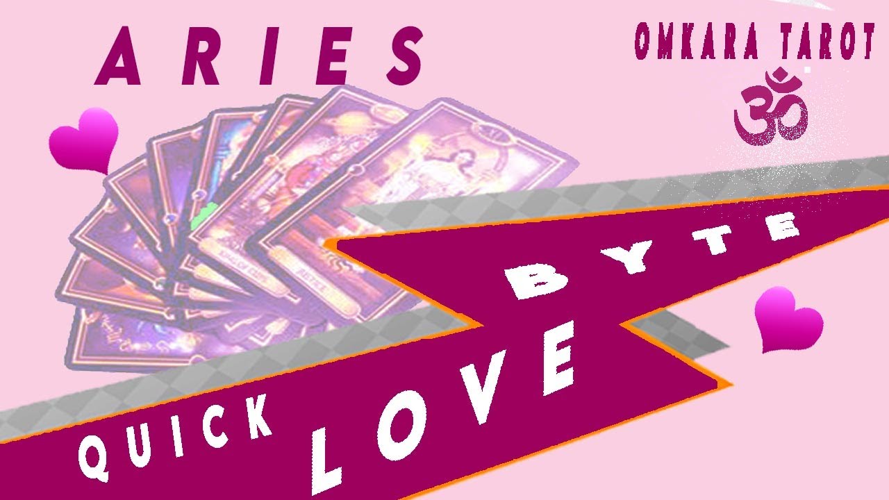 Aries Tarot - HOLDING THEIR BREATH..HOPING YOU GO FIRST / Love Byte / Mid May 2021 /