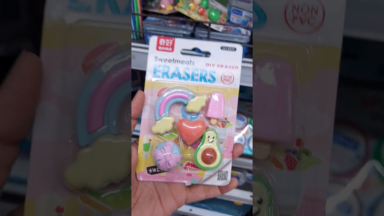 fancy erasers collection 🌸 ||Saanvii_Vlogs || #shorts #stationary #eraser #cute #shortvide