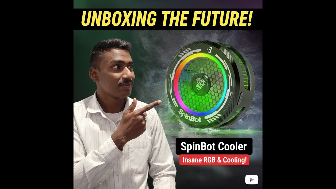#UNBOXING 🌬️📳 Spin bot cooler.