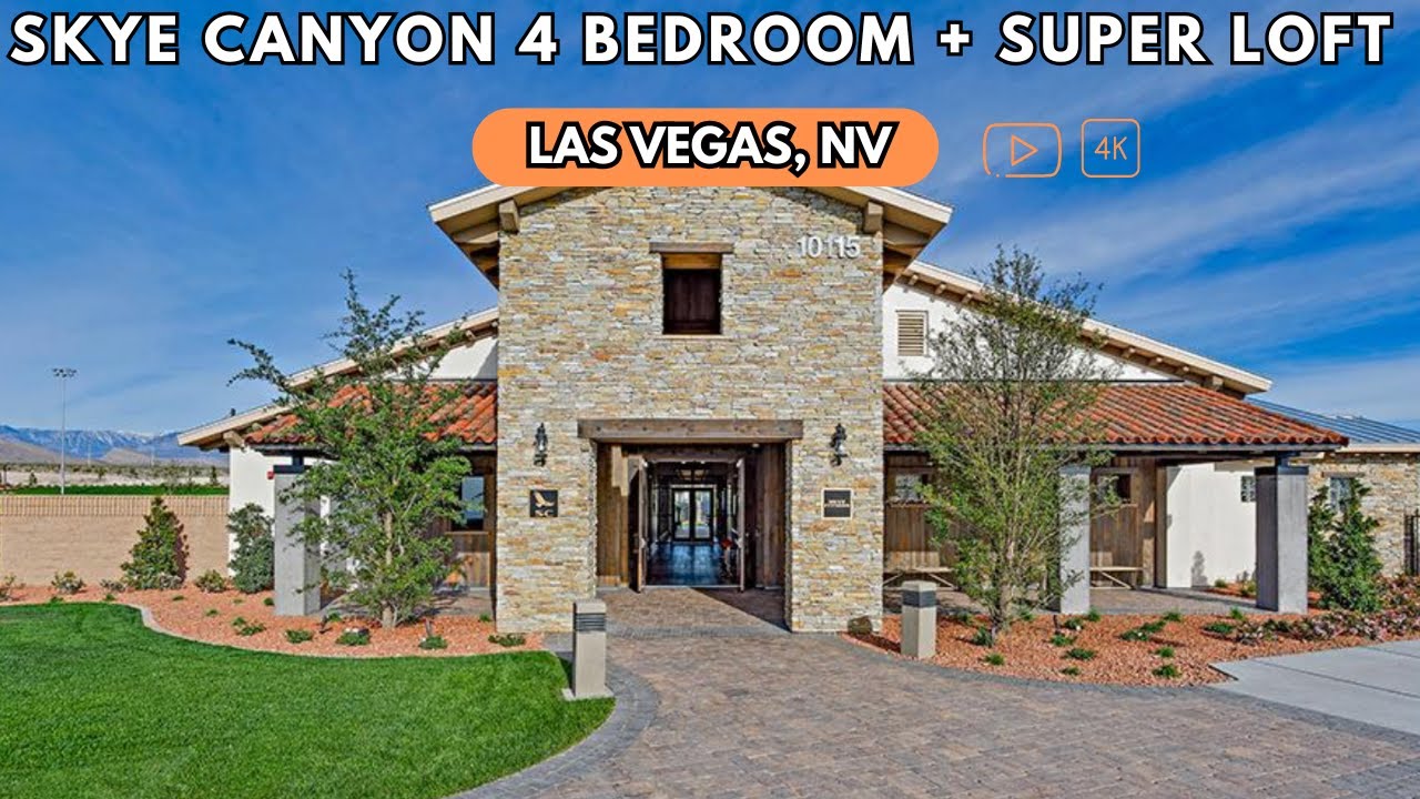 2100+SqFt & SuperLoft: Touring a Las Vegas New Home For Sale
