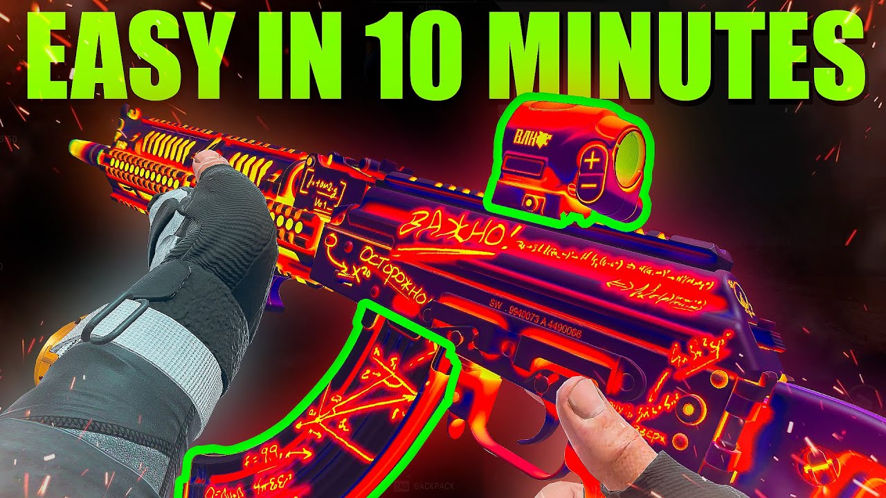 EASY OPTIC and MAGAZINE in ONE GAME! (10 MIN) Heated Madness Blueprint DMZ SOLO Koschei Complex