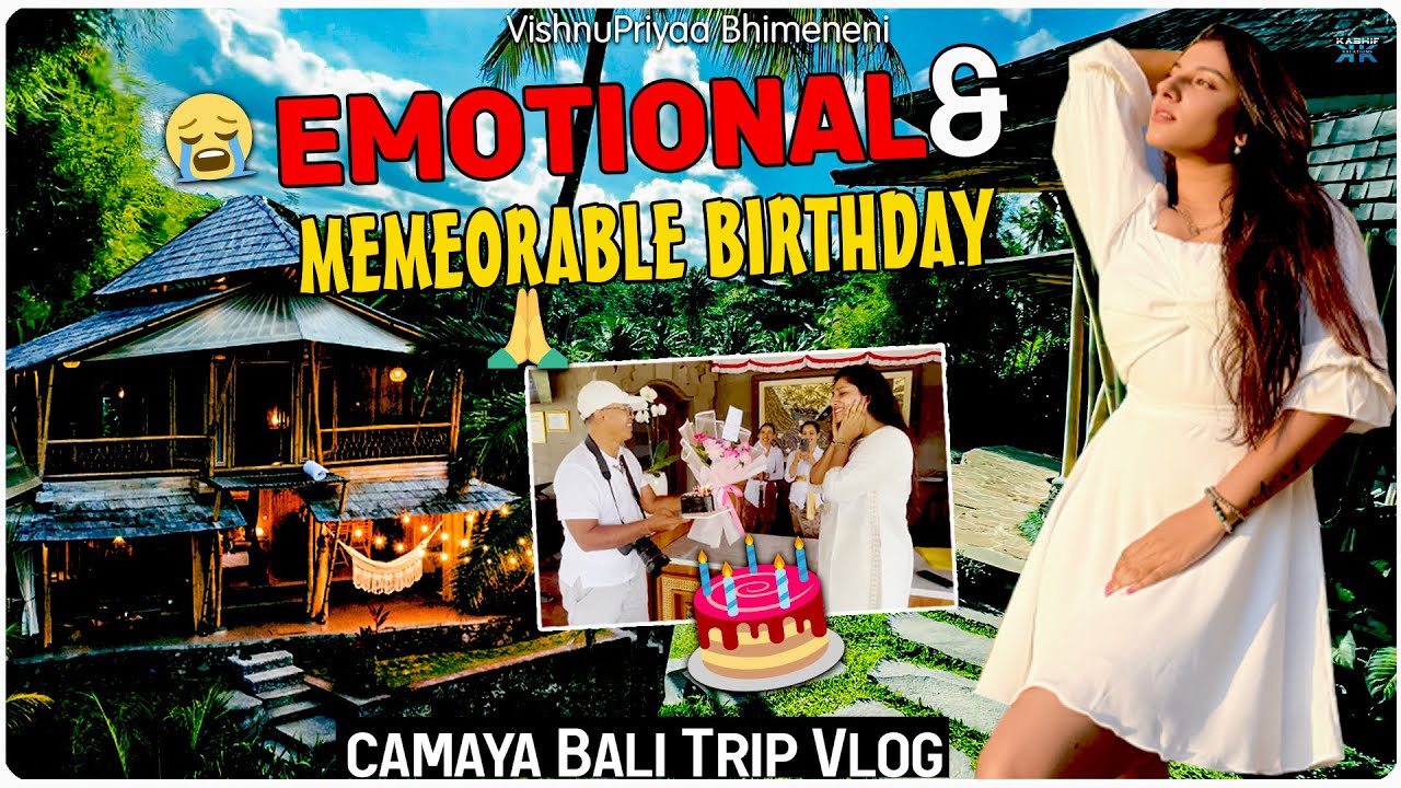 EMOTIONAL ND MEMORABLE BIRTHDAY 🎂 🥳 🙏♾️😭 | VishnuPriya Bhimeneni | Kashif Kreations