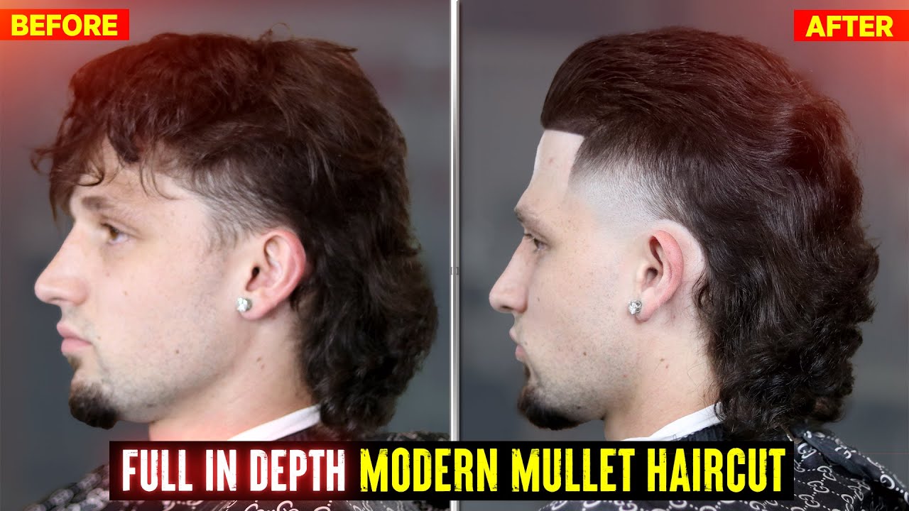 *Full Length* Haircut Tutorial: Modern Mullet w/ High Taper