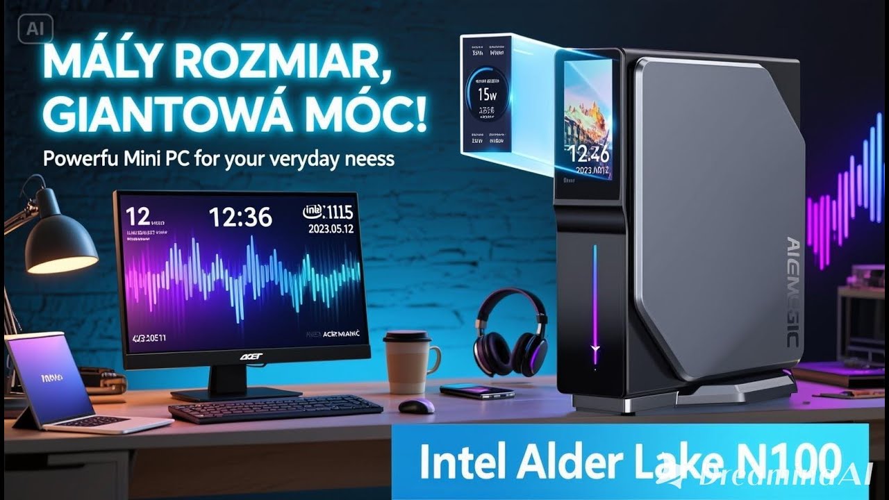 Mały, cichy i mocny – ACEMAGIC Mini PC z Alder Lake N100