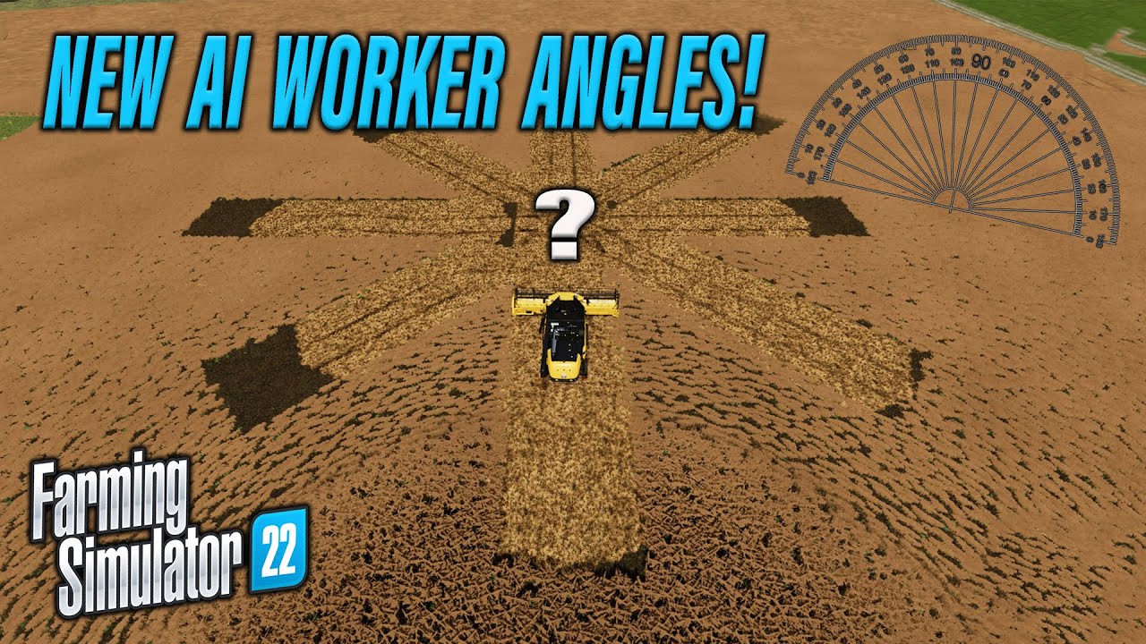 FS22 | NEW AI WORKER ANGLES! | Farming Simulator 22 | INFO SHARING PS5.
