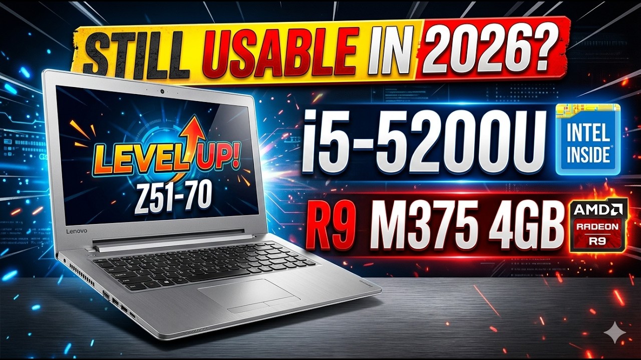 i5-5200U + R9 M375 4GB in 2026