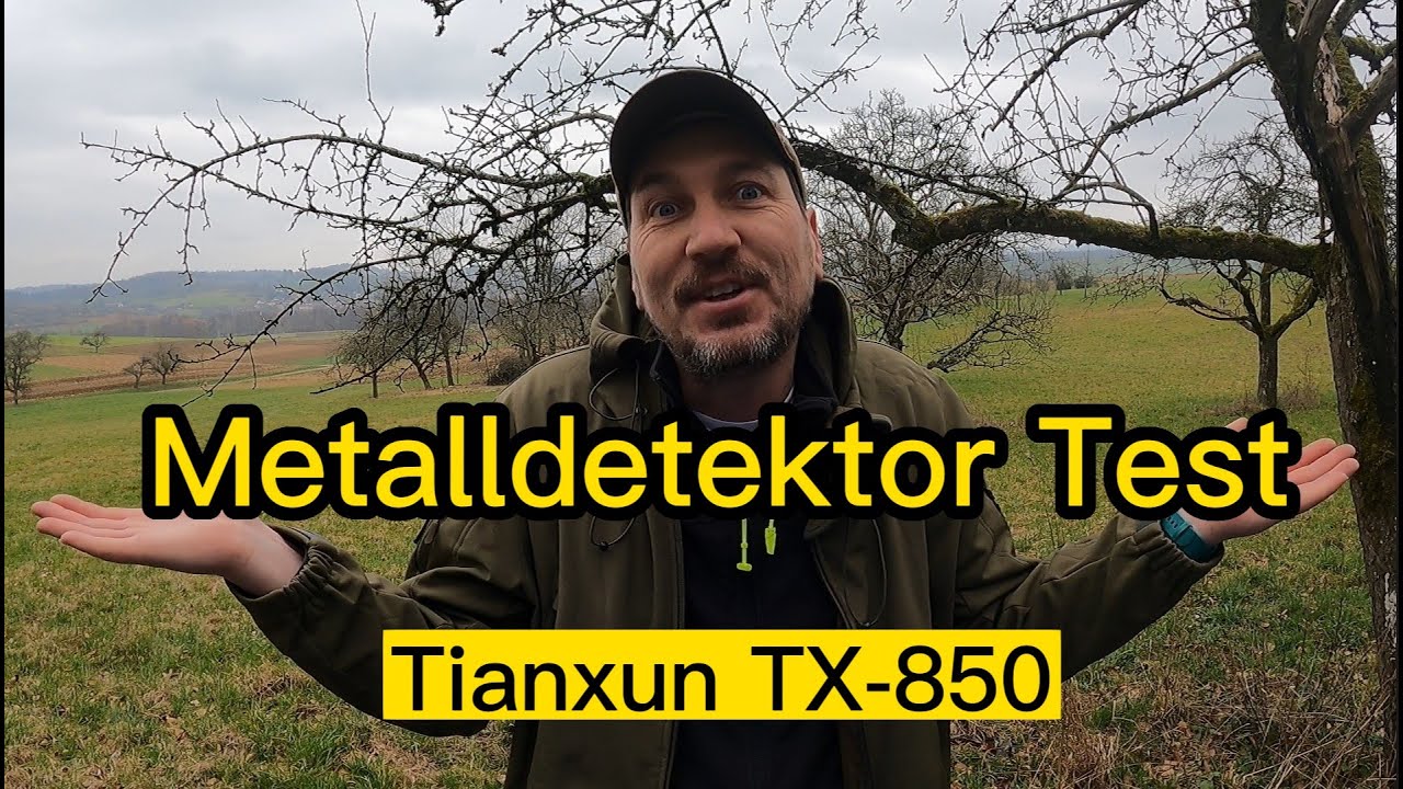 Metalldetektor Test, halzlewolke Tianxun TX-850