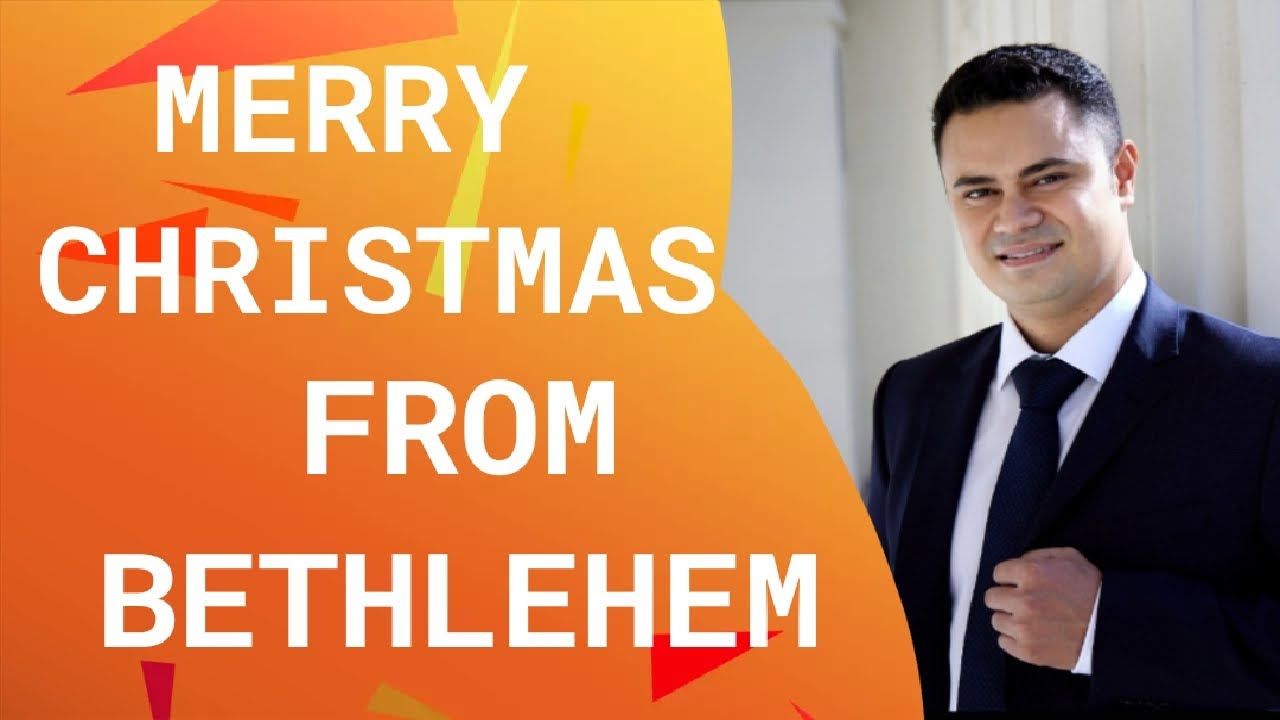 MERRY CHRISTMAS FROM BETHLEHEM, THE BIRTHPLACE OF JESUS CHRIST! Evangelist Justin