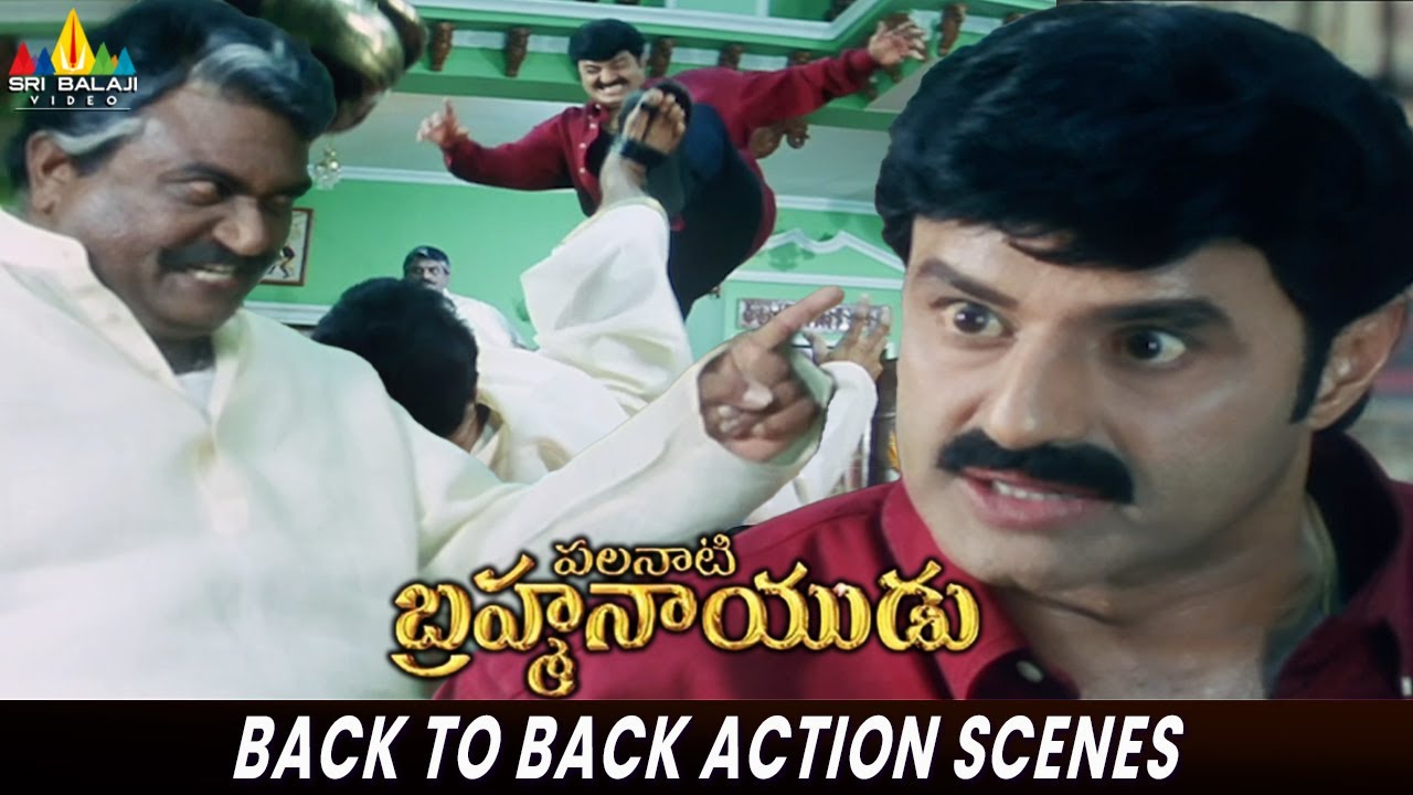 Palanati Brahmanaidu Movie Action Scenes Back to Back | BalaKrishna, Sonali | Telugu Movie Scenes