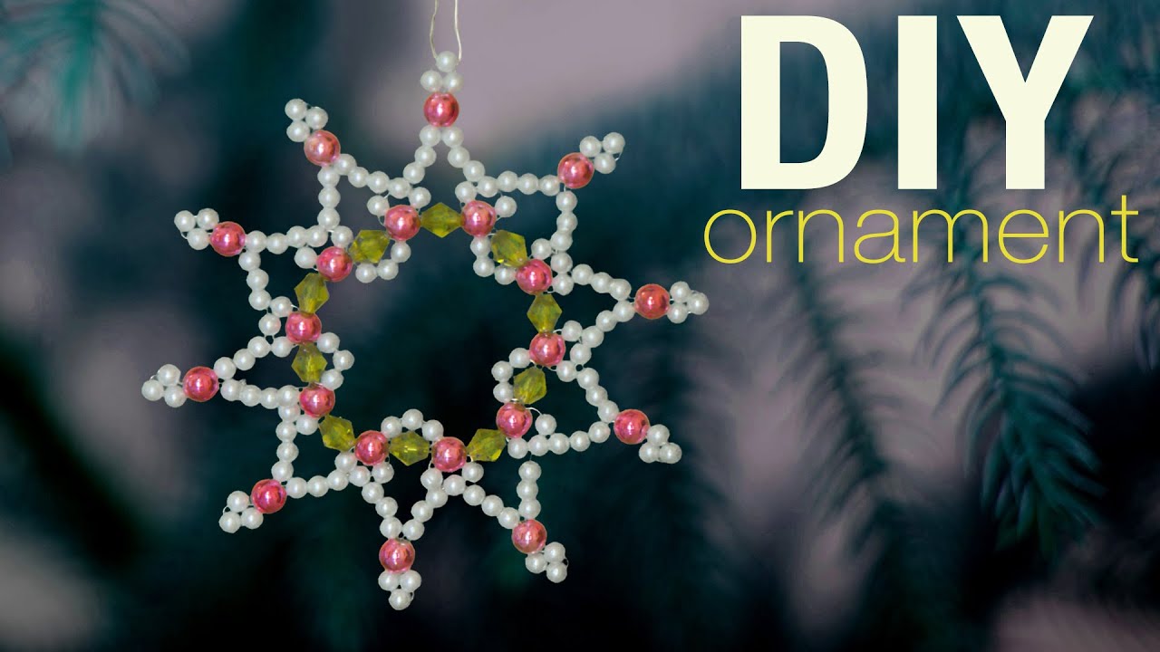 How to make Christmas ornaments|Christmas tree decoration ideas\room decor\Beads art \vineeta mishra